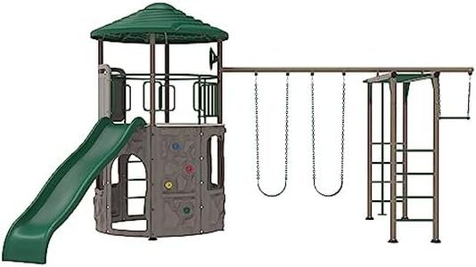 Lifetime Adventure Tower Deluxe Swing Set Playset