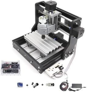 CNCTOPBAOS 1610 PRO CNC Milling Machine,with GRBL Offline Controller,3 Axis Desktop DIY Mini CNC Router Kit Engrave Carving PVC,PCB,Acrylic,Wood Cutting Engraving Machine CNC1610 Pro