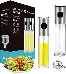 Shiadarix Oil Sprayer for Cooking, Olive Oil Sprayer, Oil Sprayer for Air Fryer, Oil Spray Bottle for Salad, BBQ, Kitchen Baking, Roasting | 100ml (2 Pack)