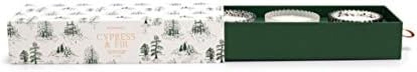 Paddywax Candles Cypress & Fir Holiday Collection Scented Candle, 2-Ounce, Mercury Glass/Frosted, 6 Ounces