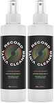 IMPRESA [2 Pack] Record Cleaning Solution to Remove Dirt & Debris Safely - Vinyl Record Cleaner Spray for Improved Sound Quality - Vinyl Record Cleaner Solution - Vinyl Cleaner - 8oz per Bottle