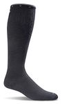 Sockwell Women's On The Spot Compression Socks, Black-Solid, Small/Medium