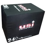 USI Univeral Multi Plyo Box Gym Plyo Box Jumping Box Balance Trainer Box Hard Box Strength Training Equipment Gym Fitness Exercise Jump Box