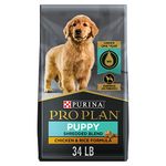 Purina Pro Plan Dry Puppy Food, Shredded Blend Chicken & Rice - 15.4 kg Bag