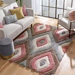 AYAT FATIMA CARPET Carpets for Living Room Dorm Kids Room Indoor Home Decorative, Non-Slip Plush Furry Fur Area Rugs Comfy Nursery Accent Bed Side matt [Size 3x5 feet].