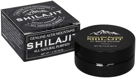 Sayan Pure Shilajit Resin 1.4oz/40g, 265 Servings - Potent Organic Fulvic Acid Supplement - Supports Immune System, Memory, Focus, and Provides Natural Energy, Detox - Vegan, Non-GMO