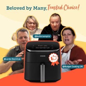 COSORI TurboBlaze Air Fryer 6L – Rapid Cooking, Large Capacity
