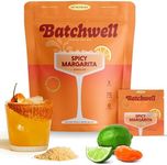 Batchwell's Spicy Margarita Mix Singles: Mocktails Non-Alcoholic Drinks - Drink Mixers For Cocktails, Margarita Mixer, Alcoholic Mocktail Mixers, Cocktail Mixers, True lime, No Artificial Sweeteners