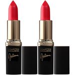 L'Oreal Paris Cosmetics Color Riche Collection Exclusive Lipstick, 401 Julianne's Red, 2 Count