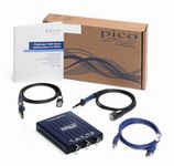 Pico Technology PicoScope 2204A 2 Channel Oscilloscope 10 MHz, 8 kS, Handheld USB PC Digital Pocket Oscilloscope Kit With Probes, PS7 Software and Waveform Generator