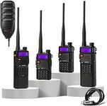 4 Pack BAOFENG UV-5X (UV-5G) GMRS R