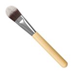 Manicare Bamboo Foundation Brush, Makeup Brush With Bamboo Handle And Synthetic Bristles, Professional Makeup Application, Flawless Blending Of Liquid And Cream Face Cosmetics, Great For Concealers