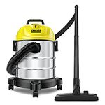 KARCHER Wd 1S Classic Kap-Multi-Purpose Vacuum Cleaner,Yellow,18 Liter,Cartridge