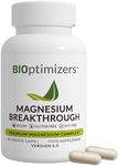 Magnesium Breakthrough Supplement 4.0 - Has 7 Forms of Magnesium: Glycinate, Malate, Citrate, and More - Natural Sleep and Brain Supplement - 60 Capsules