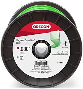 Oregon 21-880 Gatorline Square String Trimmer Line .080-Inch Diameter 3-Pound Spool