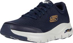 Skechers Men's Arch Fit Sneaker,Navy Textile/Synthetic/Trim,9 UK