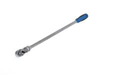 Gedore 1993GU10XL 1/2 600 mm Swivel Head Reversible Ratchet Silver/Blue/Black