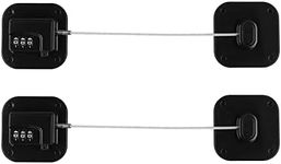 Lpraer 2 Pack Refrigerator Lock Bla
