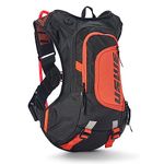 USWE Moto Hydro 8L Hydration Pack with 3.0L/ 100oz Water Bladder, a High End, Bounce Free Backpack for Enduro and Off-Road Motorcycle, Black Orange