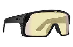 SPY OPTICS - Monolith Matte Black - Happy Gaming, Blue Light Blocking Glasses, Extra Extra Large, Unisex Adult