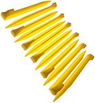 9 Inch Plastic Tent Stakes -12 pcs 