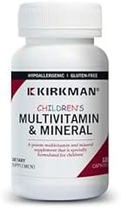 Kirkman - Children’s Multivitamin & Mineral Capsules - 120 Capsules - Potent Broad Spectrum Vitamin/Mineral Supplement - with Coenzyme Q-10 - No Artificial Colors or Flavors