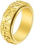 Aienid Promise Ring 8mm Spinner Rin