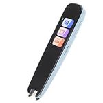 Smart Scanner Pen, Language Translator Device Scanner Pen, Real Time Point to Read Electronic Dictionary English Speech Reading Pen Built in Battery