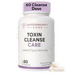 Autoimmunity Care: Toxin Cleanse Care - Advanced Detox Cleanse,Detoxification, Digestion, Powerful Binders, Heavy Metals Detox, Removes Toxins, Parasites, Infections & Microbial Debris | 60 Capsules