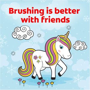 Colgate Kids Toothbrush – Unicorn Design, Soft Bristles