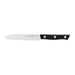 HENCKELS Dynamic Razor-Sharp 5-inch Utility Knife, Tomato Knife, German Engineered Informed by 100+ Years of Mastery, Black/Stainless Steel