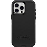 OtterBox iPhone 15 Pro MAX (Only) Defender Series Case - Black, screenless, Rugged & Durable, with Port Protection, Includes Holster Clip Kickstand