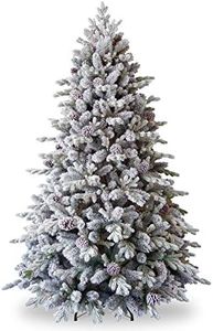 National Tree - 6.5 Foot Snowy Dorchester Artificial Christmas Tree V6.5