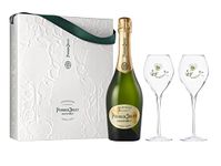 Perrier-Jouët Grand Brut Champagne, 75 cl with 2 flutes