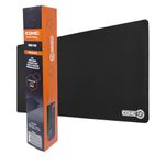 ICONIC - PRO PC GEAR XXL Extended Gaming Mouse Pad/Mat 40"x18"(Black) - Large & Wide Desk Cloth Mousepad - Stitched/Water Proof/Non Slip Base