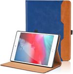 Case for iPad Mini 5 2019 (5th Generation 7.9-inch), iPad Mini 4 3 2 Tablet Case with Hand Strap Large Pocket Premiun PU Leather Auto Wake/Sleep Smart Cove, Blue