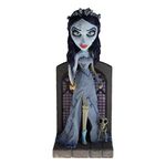 Royal Bobbles Emily The Corpse Bride with Sword, Maggot and Scraps – 7.5 Inches Tall – Collectible Bobblehead Statue