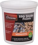 Camerons Smoking Wood Pellets (Mesquite, 1 Pint) - Kiln Dried BBQ Pellets - 100% All Natural Barbecue for Smoker Grill, Pellet Grill & Fire Pit - Infuse Smokey Flavor in Food - Grilling Gift for Dad