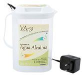 VA-31 Agua Alcalina Water Ionizer: 1 Liter Alkaline (pH 9.5), 0.5 Liter Acidic (pH 4) in 10 Min, No Filters/Spare Parts, Portable, Titanium Electrodes
