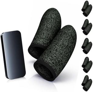10 Pack Gaming Finger Sleeves – Dedales Gamer Profesionales,Ultra-Thin 0.15mm Superconducting,Breathable, Sweatproof & Anti-Slip,Perfect for Mobile Gaming - Phone Accessories