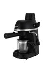 Russell Hobbs Prestige 4 Cups Brew Coffee Maker | 800W Espresso & Cappuccino Machine | Frothing Function | 0.24L Aluminium Boiler | Glass Carafe | Overheat Protection | 2-Year Warranty RCM800CE
