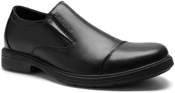 Men's Orthopedic Business Leather Dress Shoes: Plantar Fasciitis Orthotic Arch Support Diabetic Leisure Outdoor Tuxedo Oxfords, Stylish Shopping Modern Standing Work Wingtip Shoes Black Size 11