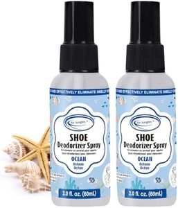 Air Jungles Shoe Deodorizer Spray, Ocean Scent, Shoe Odor Smell Eliminator for Sneaker, Boot and Locker, Gym Bag Deodorizer, Freshener for Stinky Shoes