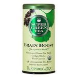 The Republic Of Tea Brain Boost Supergreen Tea, 36 Tea Bags, Ginkgo Biloba and Matcha Tea Blend