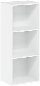 Furinno Luder Bookcase/Book/Storage, 3-Tier, White