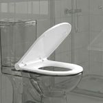 WASSMIST Toilet Seat Cover Set (Soft Close) Durable Toilet Seat Cover | Premium Finish