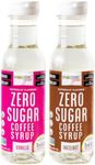 Wholesome Yum Zero Sugar Coffee Syrup (Keto Coffee Syrup) - Sugar Free Vanilla & Hazelnut With Monk Fruit & Allulose - For Hot & Cold Drinks - Natural Sweetener & Flavor, Non GMO, Low Carb (12 fl oz, 2 Pack)