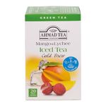 Ahmad Tea Mango & Lychee Cold Brew Green Iced Tea - 6 x 20 Teabags,