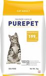 Purepet Adult Dry Cat Food Sea Food Flavour, 1 kg Pack