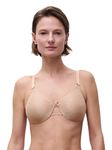 Chantelle Women's, C MAGNIFIQUE, Covering Molded Bra, Women's invisible lingerie, Nude, 32D